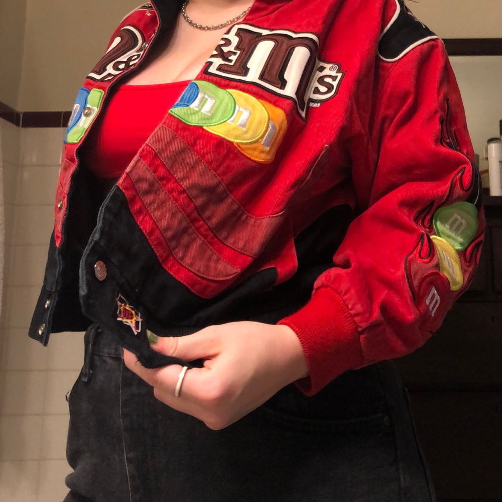 Vintage M&M’s NASCAR racing jacket